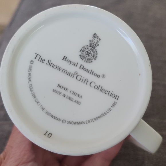 Royal Doulton Replacement Vintage Snowman Themed Ceramic Mug 81609 1985 - Picture 5 of 9